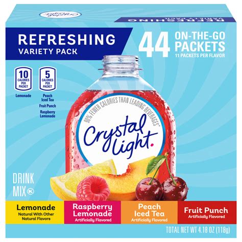 Save On Crystal Light On The Go Packets Drink Mix Refreshing Variety