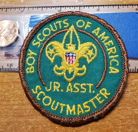 Bsa Jr Assistant Scoutmaster 1970 1971 Youth Position Patch 599