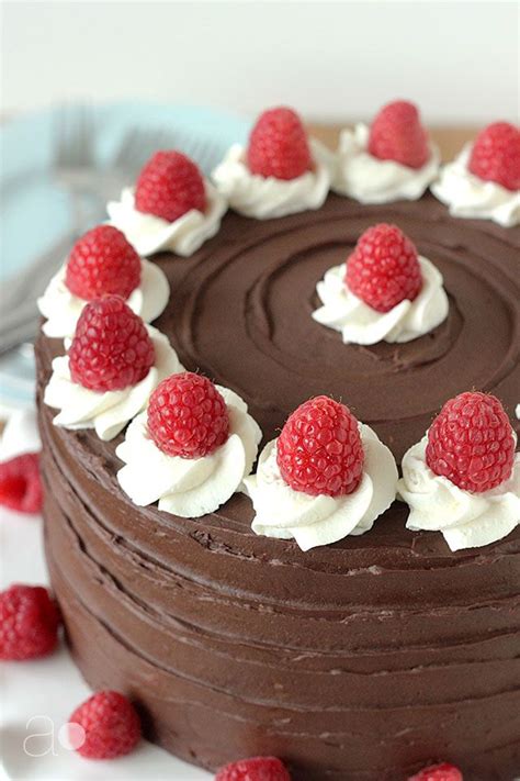 Ambrosia Dark Chocolate Raspberry Truffle Cake