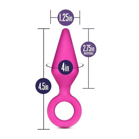 💰kaufe Beginners Anal Plug With Pull Ring Tapered Buttplug Backdoor Play Sex Toy Zum Besten