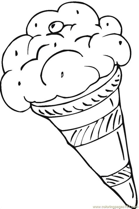 Dessert Coloring Pages