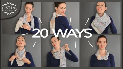 10 Easy Ways To Wear A Scarf In Minutes Vlr Eng Br