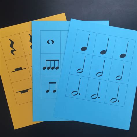 Free Printable Rhythm Cards Piano With Lauren