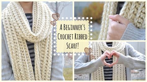 How To Crochet A Scarf For Beginners Step By Step Slowly Chunky