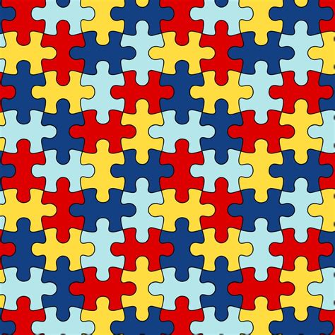 Autism Awareness Diversity Puzzle Pieces Premium Roll T Wrap