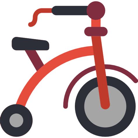 tricycle basic mixture flat icon
