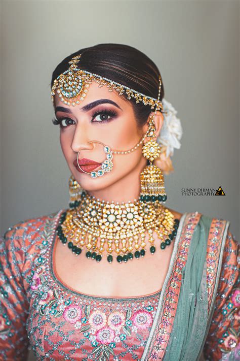Beautiful Indian Bride Portrait By Sunny Dhiman Bridal Jewelry