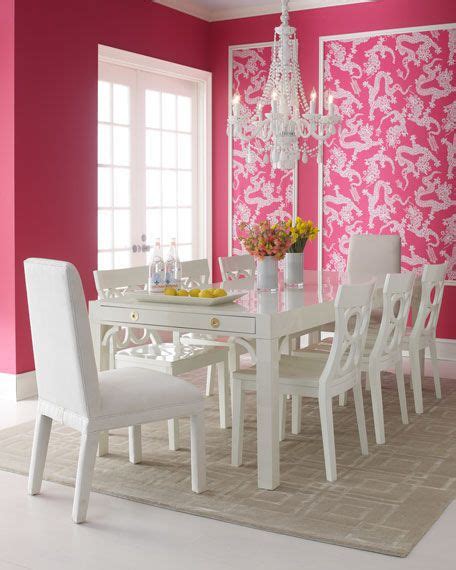 Wonderful Dining Room Decorations Inspired By Colors Of Spring Pink
