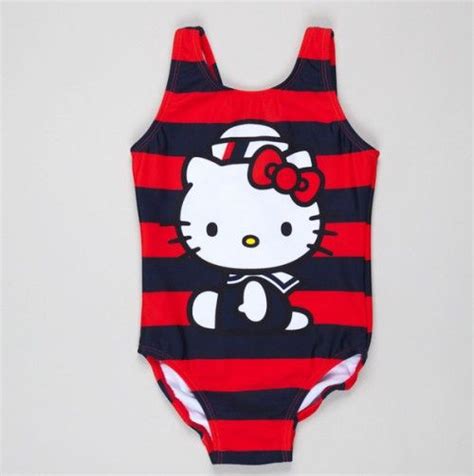 Hello Kitty Sailor Striped One Piece Once Againkimmy Will Re Pin