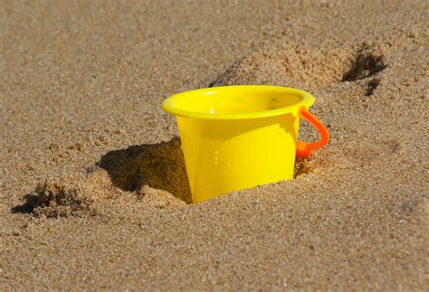 Free Images Beach Sand Holiday Soil Yellow Material Bucket