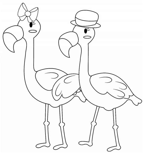 Desenhos Para Colorir De Flamingo Como Fazer Em Casa