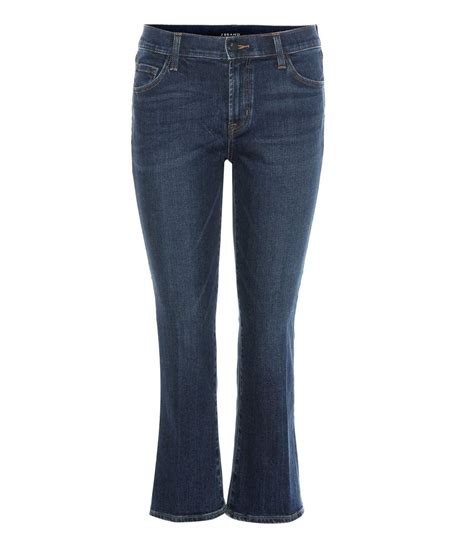 J Brand Selena Mid Rise Cropped Bootcut Jeans In Blue ModeSens