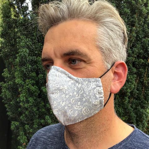 Easy To Breathe Face Mask Unisex Handmade In Uk 100 Cotton Etsy