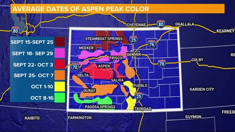 Colorado Fall Colors Expect A Great Year For Leaves In The State