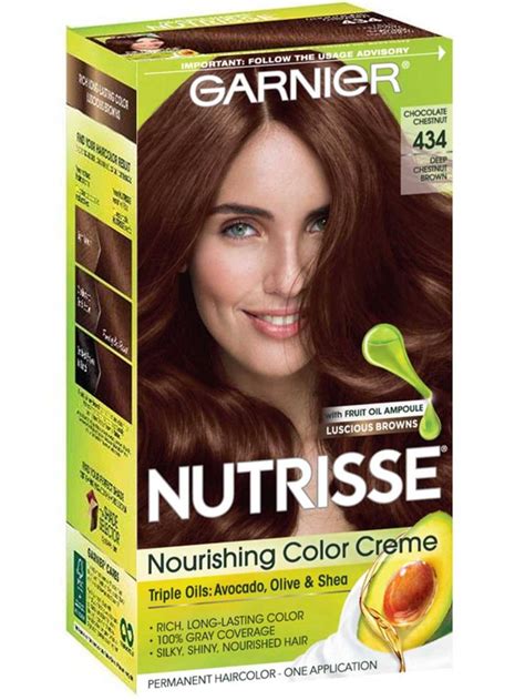 It's suitable for most complexions, except for very yellow skin tones, and it's a lovely hair color choice for people with brown or green eyes. Deep Chestnut Brown 434 (Chocolate Chestnut) in 2020 ...