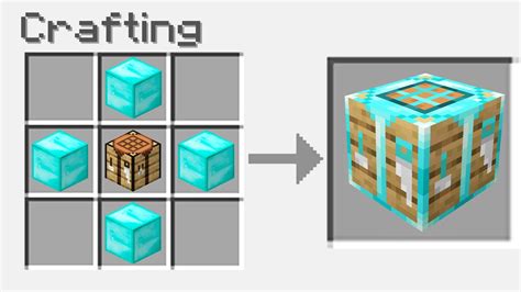 7 New Ways To Craft With Diamond In Minecraft Youtube