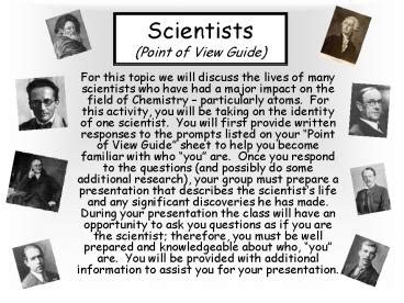 PPT Scientists Point Of View Guide PowerPoint Presentation Free To Download Id Ef YmU O