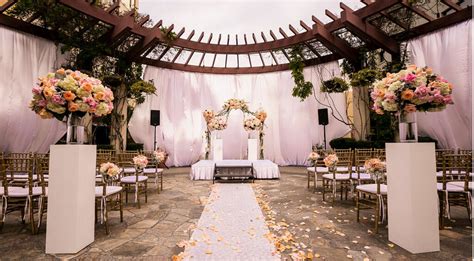 Los Angeles Outdoor Wedding Venues Wedding Ceremony And Receptions