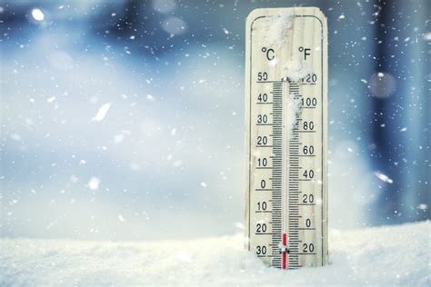 Thermometer On Snow Shows Low Temperatures Under Zero Trinity Health