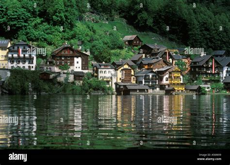 Hallstatt Lake Hallstätter See Salzkammergut Austria Stock Photo Alamy