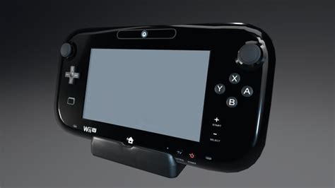 Wii U Gamepad Controller And Stand 3d Model By Synthetic Worlds