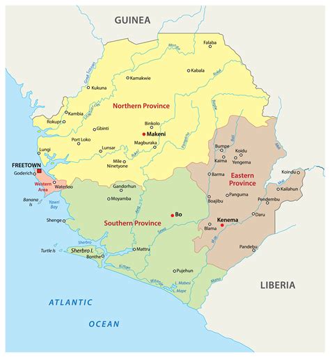 Sierra Leone Maps And Facts World Atlas