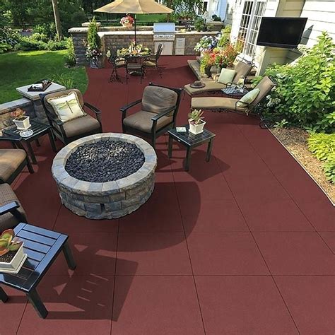 Rubber Patio Pavers Also Patio Deck Tiles Recycled Rubber Also