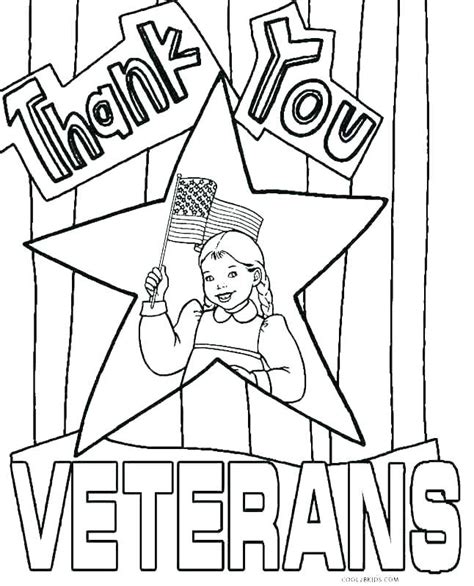 Veterans Day Coloring Pages For Preschool At Free