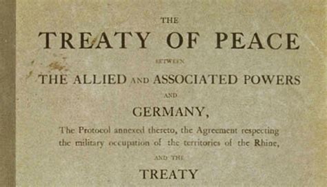 Rate A Historians Description Of The Treaty Of Versailles History