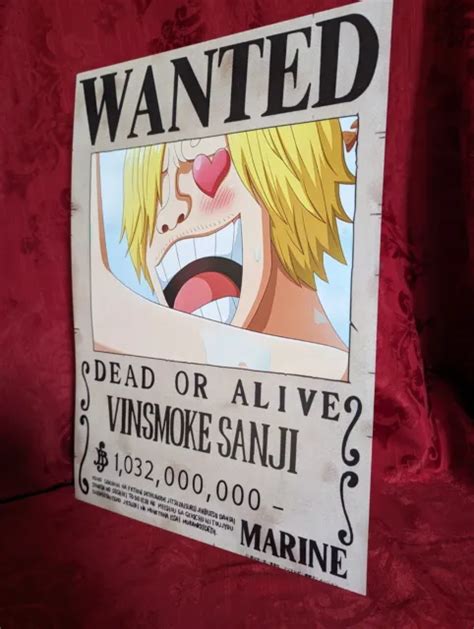 One Piece Wanted Bounty Poster Sanjianimemangaa3 Eur 926 Picclick It