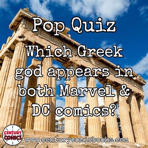 Pop Quiz Which Greek God Appears In Both Marvel And Dc Comics