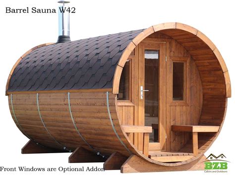 Wood Burning Sauna Kit W42 Bzb Cabins