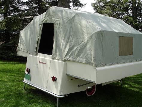 Vintage 1961 Nimrod Travel Trailer Tent Camper Travel
