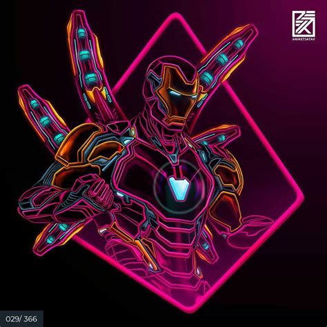 Marvel aesthetic avengers hulk neon hd neon. 029-MARK_85 | Fondo de pantalla de iron man, Arte de ...
