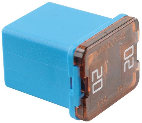72713 Low Profile Jcase Fuse 20 A With 58 Vdc Voltage Rating Blue
