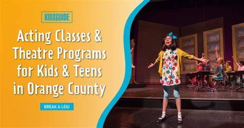 Acting Classes And Musical Theatre Programs For Kids And Teens In Orange