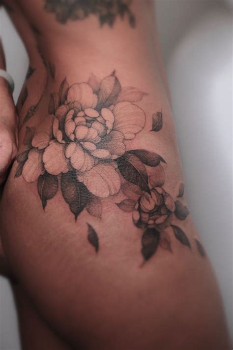 Flowers Tattoo Flower Thigh Tattoos Hip Thigh Tattoos Tattoos For