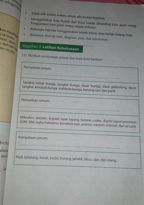 Lengkap Kunci Jawaban Kelas Bahasa Indonesia Latihan Halaman My XXX