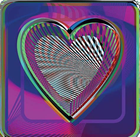 Abstract Heart Illustration Stock Vector Illustration Of Asymmetrical