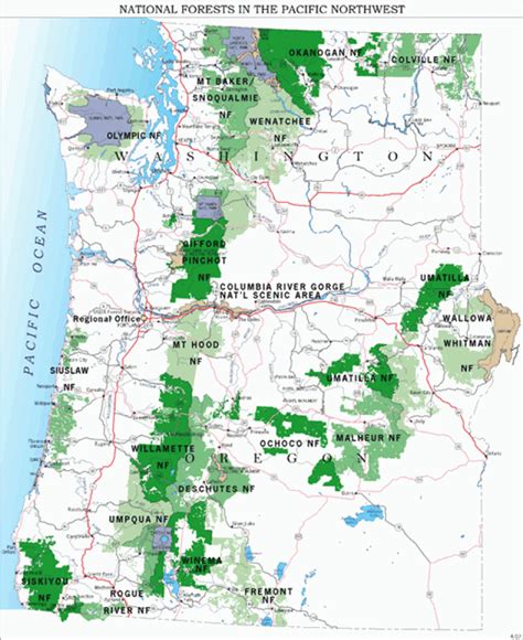 Oregon State Parks Camping Map Printable Map