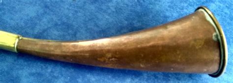 Vintage Copper And Brass Hunting Horn Etsy