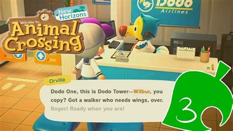 Let's Play Animal Crossing: New Horizons #3 - We learn to fly! 