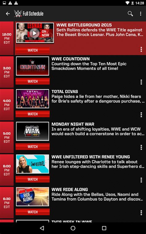 Start your free month at wwenetwork.com. WWE - Android Apps on Google Play