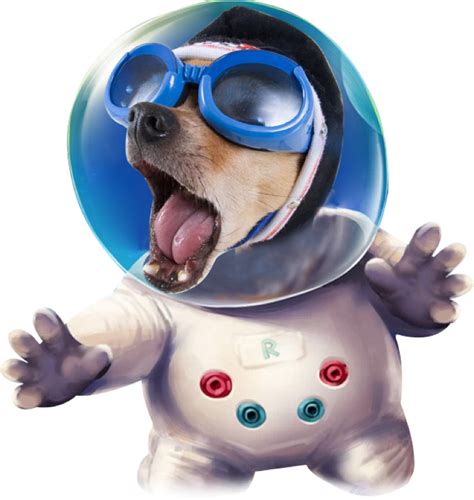 Cartoon Dog In Space Suit Dog Funny Astronaut Space Cartoon Seekpng