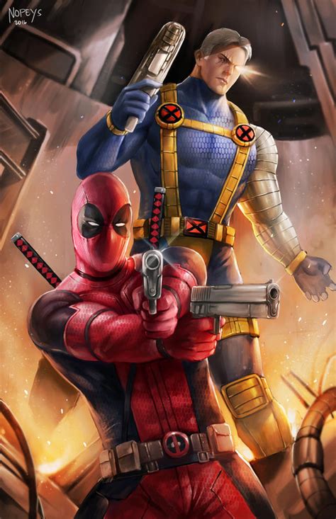 Deadpool And Cable By Nopeys On Deviantart