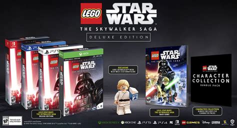 Lego Star Wars The Skywalker Saga Trailers Deluxe Edition New