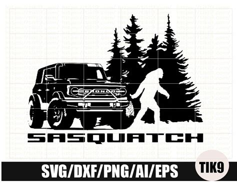 Ford Bronco Sasquatch Svg Cut Files Vinyl Clip Cricut Vinyl