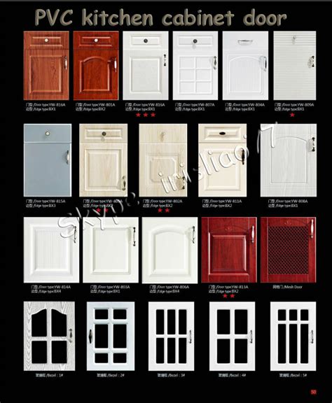 Assemble, install drawers, doors and hardware. Solid Wood White Pvc Frame Laminate Kitchen Cabinet Door ...