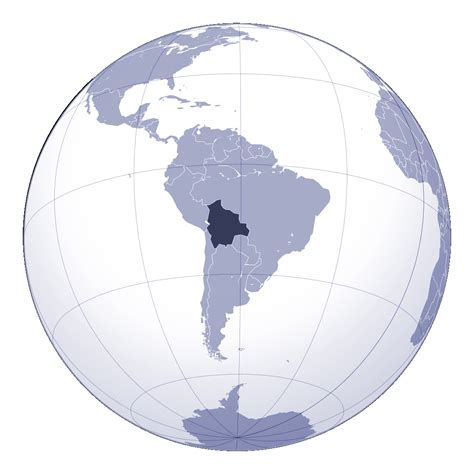 Large Detailed Location Bolivia Map Bolivia South America