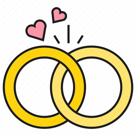 Couple Heart Wedding Wedding Ring Icon Download On Iconfinder